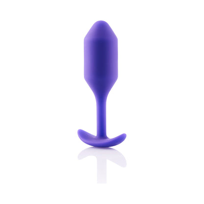 B-VIBE - SNUG PLUG 2 WEIGHTED SILICONE ANAL PLUG