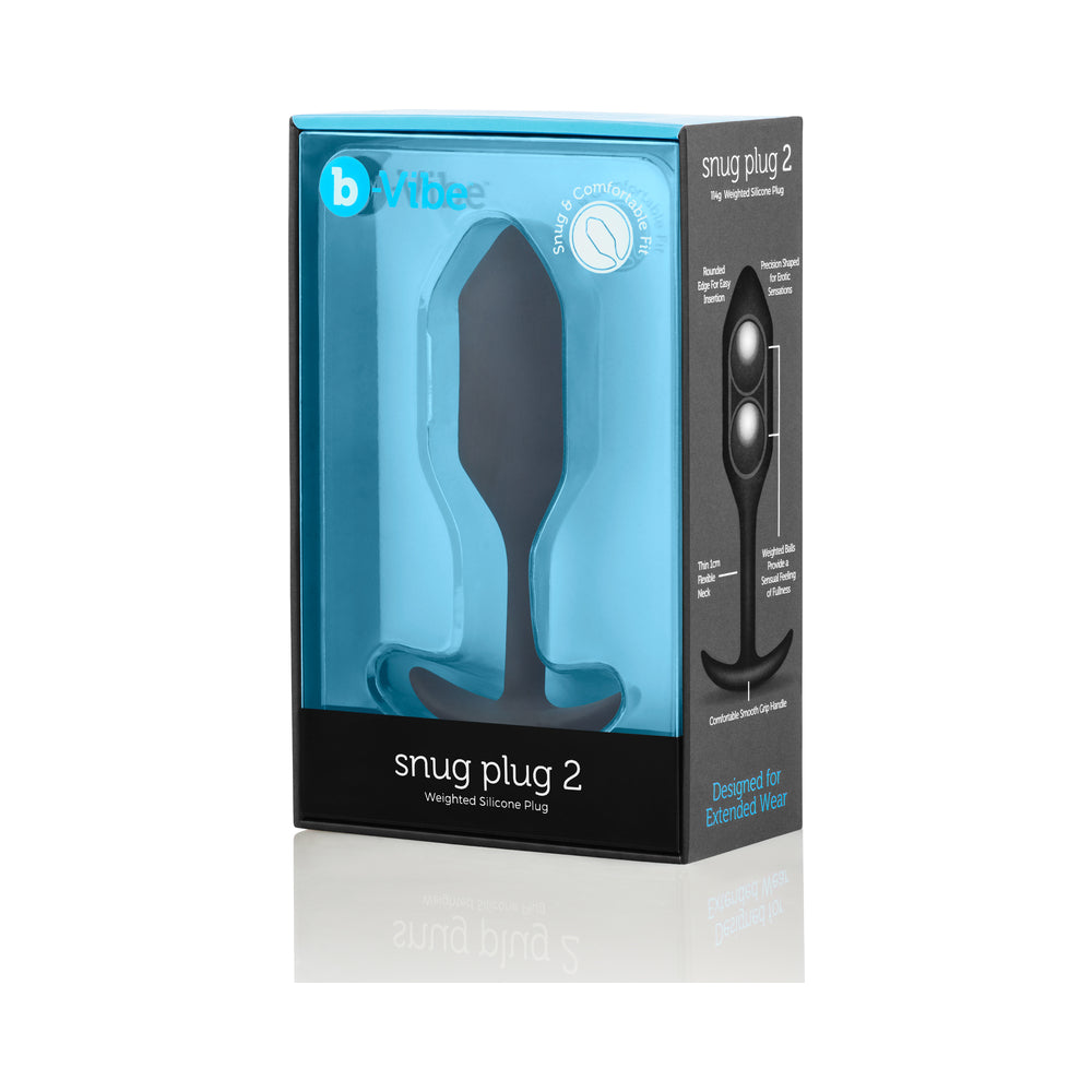 B-VIBE - SNUG PLUG 2 WEIGHTED SILICONE ANAL PLUG