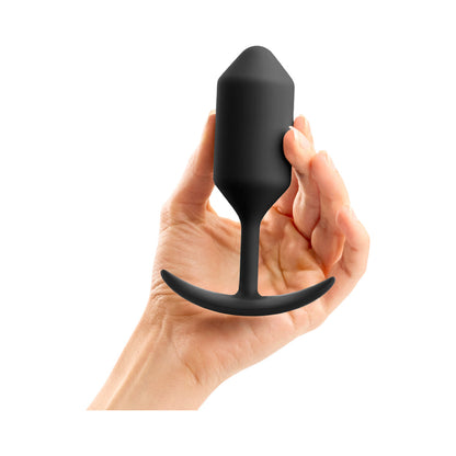 B-VIBE - SNUG PLUG 3 WEIGHTED SILICONE ANAL PLUG
