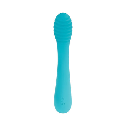 EVOLVED AQUA BUNNY RECHARGEABLE SILICONE RABBIT VIBRATOR TEAL