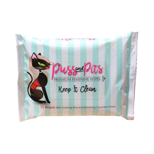 PUSS & PITS - TOALLITAS PUSS AND PITS PAQUETE DE 15