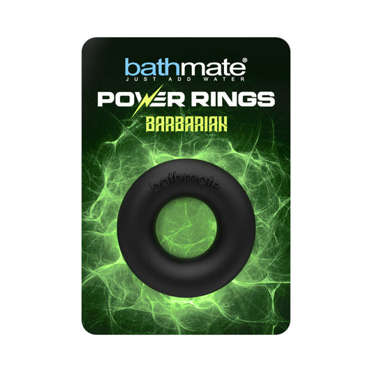 BATHMATE - BARBARIAN BLACK PENIS RING