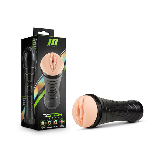 M FOR MEN TORCH PUSSY VAGINA STROKER BEIGE