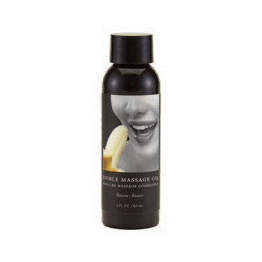 EARTHLY BODY - EDIBLE MASSAGE OIL BANANA 2OZ