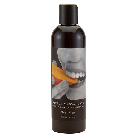 EARTHLY BODY EDIBLE MASSAGE OIL MANGO 8OZ