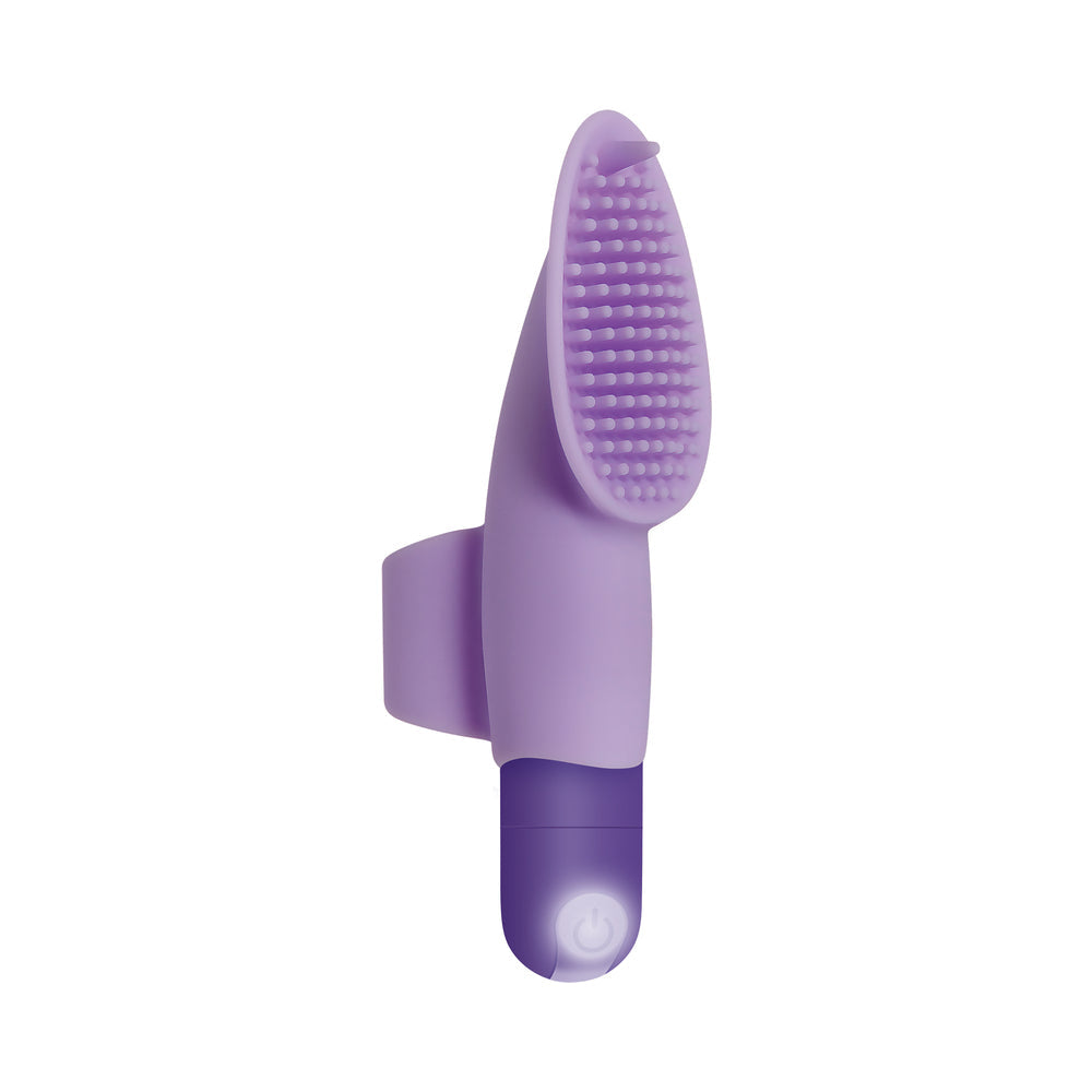EVOLVED FINGERIFIC RECHARGEABLE SILICONE FINGER VIBRATOR PURPLE