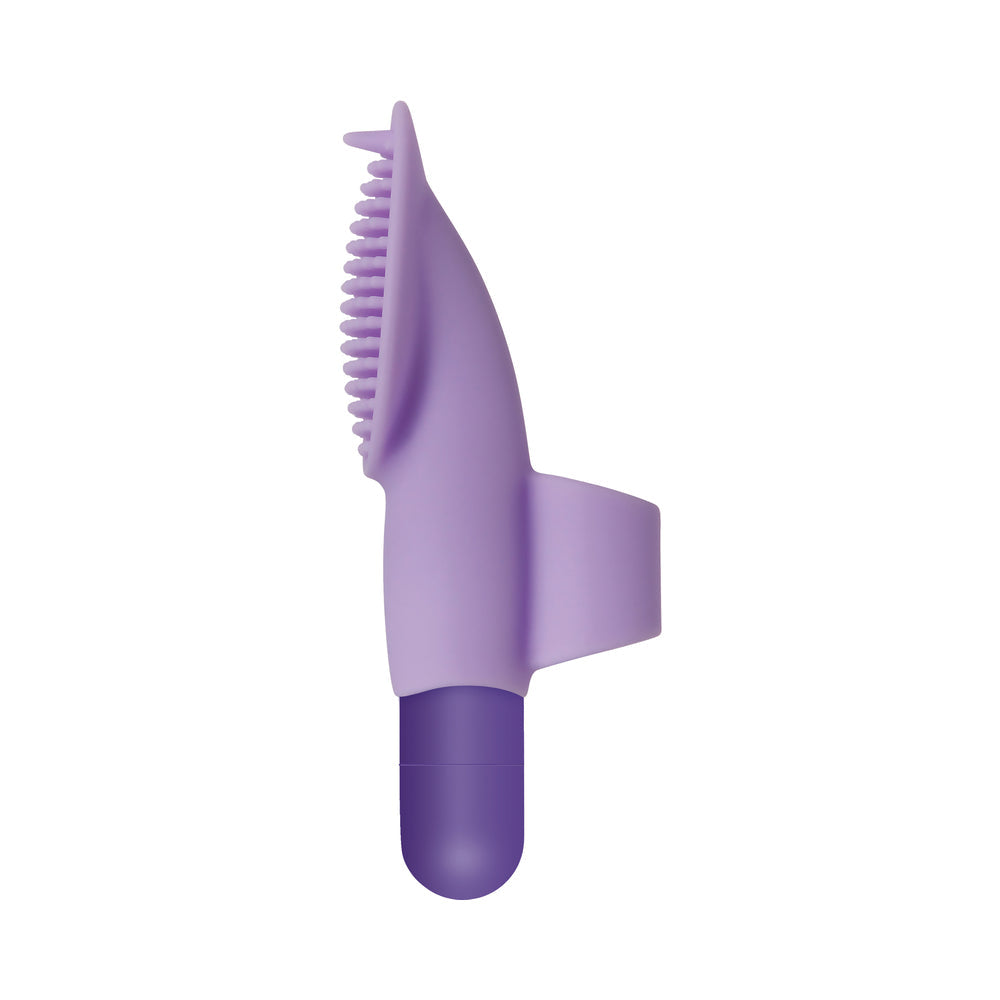 EVOLVED - FINGERIFIC RECHARGEABLE SILICONE FINGER VIBRATOR PURPLE