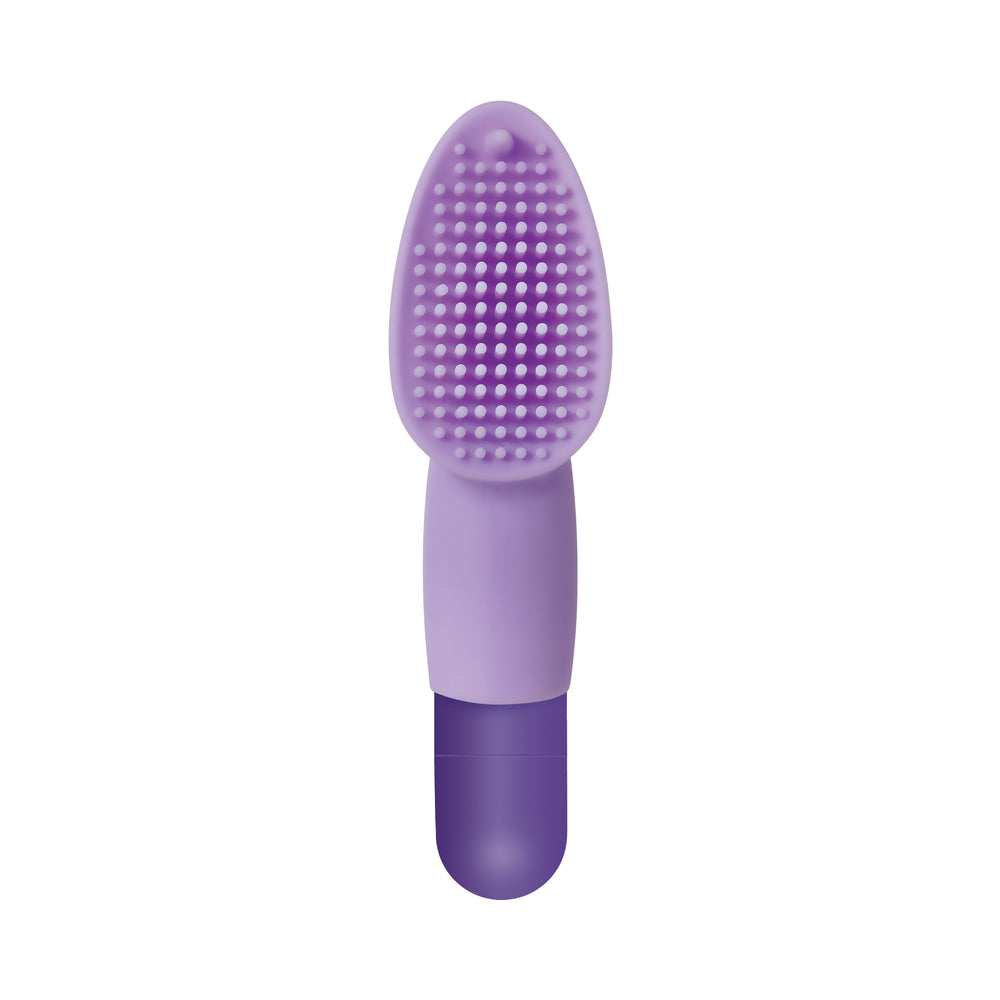 EVOLVED FINGERIFIC RECHARGEABLE SILICONE FINGER VIBRATOR PURPLE