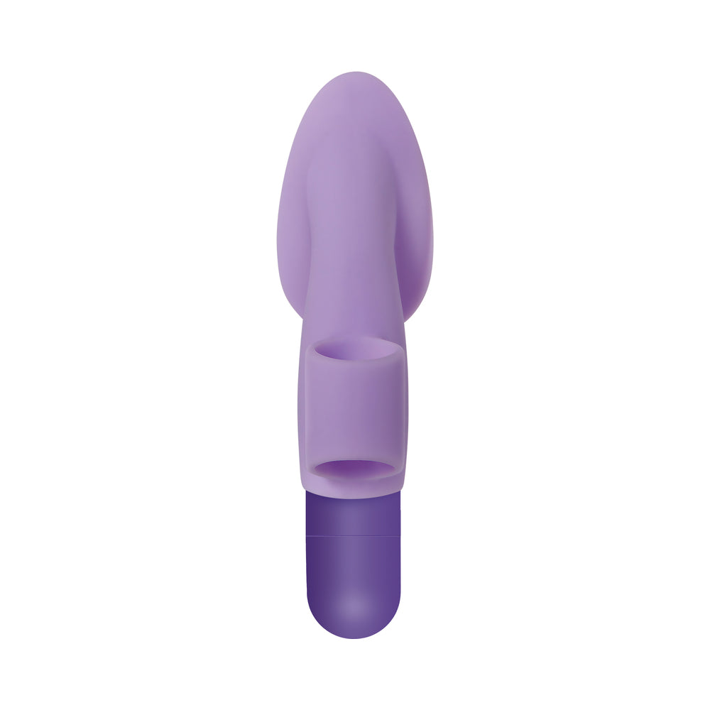EVOLVED - FINGERIFIC RECHARGEABLE SILICONE FINGER VIBRATOR PURPLE