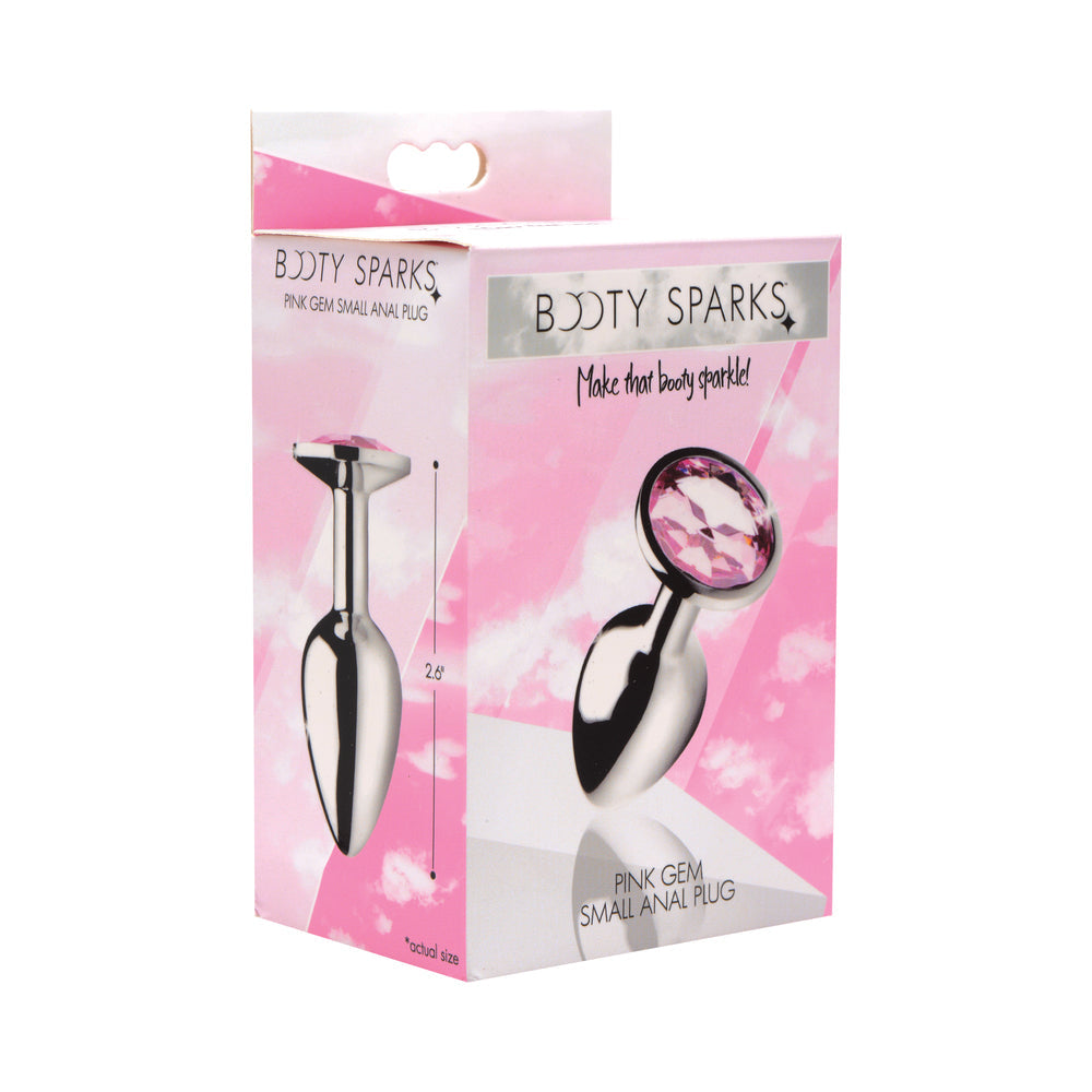 XR BRANDS - BOOTY SPARKS PINK GEM ANAL PLUG SMALL
