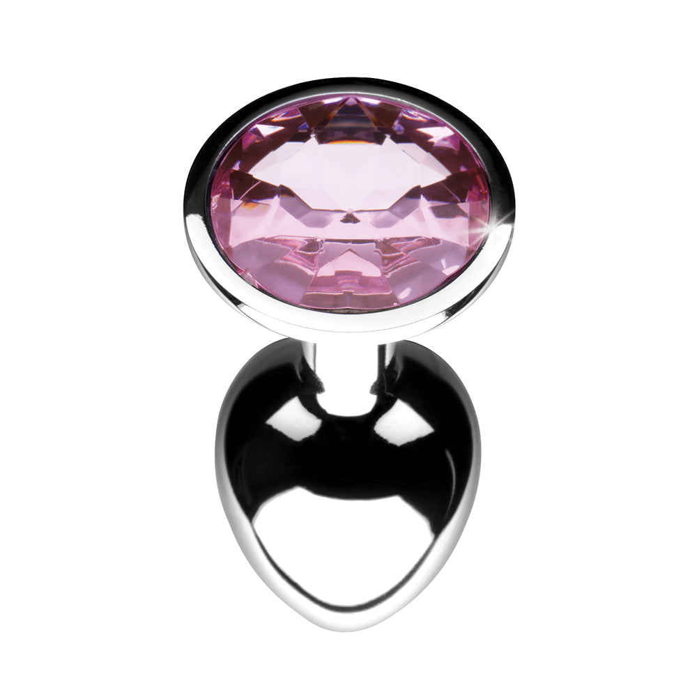 XR BRANDS - BOOTY SPARKS PINK GEM ANAL PLUG SMALL
