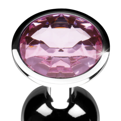 XR BRANDS - BOOTY SPARKS PINK GEM ANAL PLUG SMALL