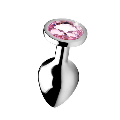 XR BRANDS - BOOTY SPARKS PINK GEM ANAL PLUG MEDIUM