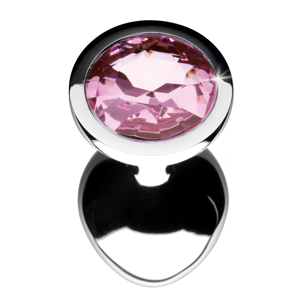 XR BRANDS - BOOTY SPARKS PINK GEM ANAL PLUG MEDIUM