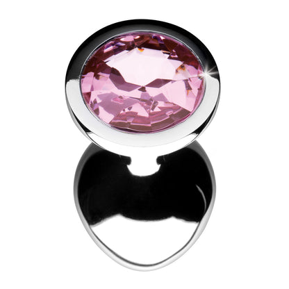 XR BRANDS - BOOTY SPARKS PINK GEM ANAL PLUG MEDIUM