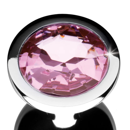 XR BRANDS - BOOTY SPARKS PINK GEM ANAL PLUG MEDIUM