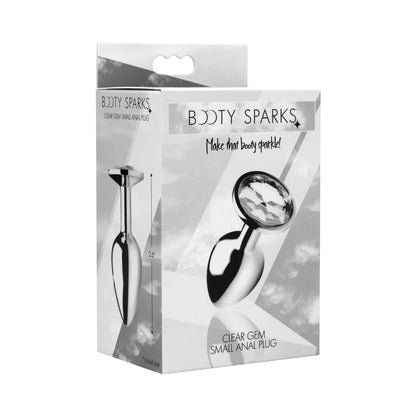 XR BRANDS - BOOTY SPARKS CLEAR GEM ANAL PLUG SMALL