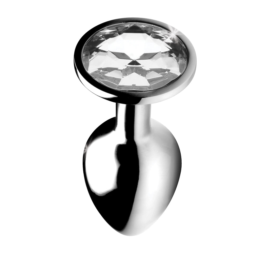 XR BRANDS - BOOTY SPARKS CLEAR GEM ANAL PLUG SMALL