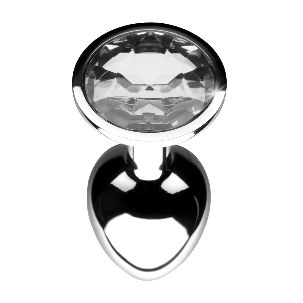 XR BRANDS - BOOTY SPARKS CLEAR GEM ANAL PLUG SMALL