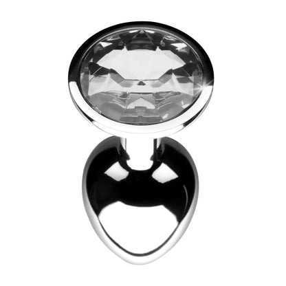 XR BRANDS - BOOTY SPARKS CLEAR GEM ANAL PLUG SMALL