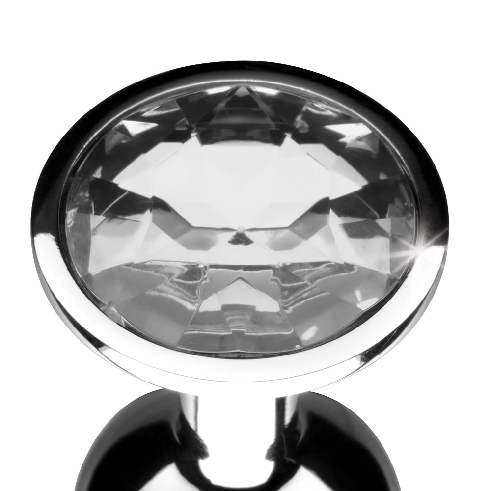 XR BRANDS - BOOTY SPARKS CLEAR GEM ANAL PLUG SMALL