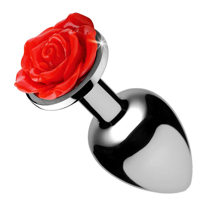 BOOTY SPARKS RED ROSE ANAL PLUG MEDIUM
