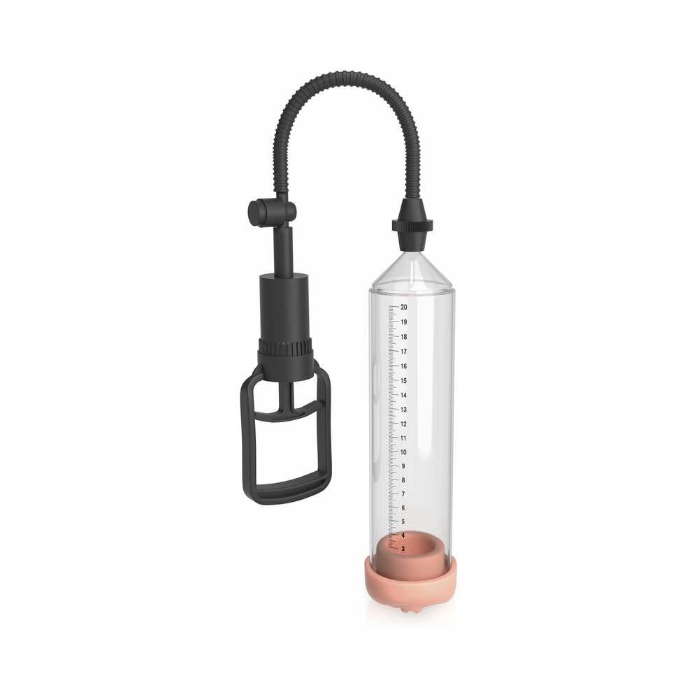 CLASSIX PLEASURE PUMP WITH INTERCHANGEABLE SLEEVES CLEAR/BEIGE/BLACK