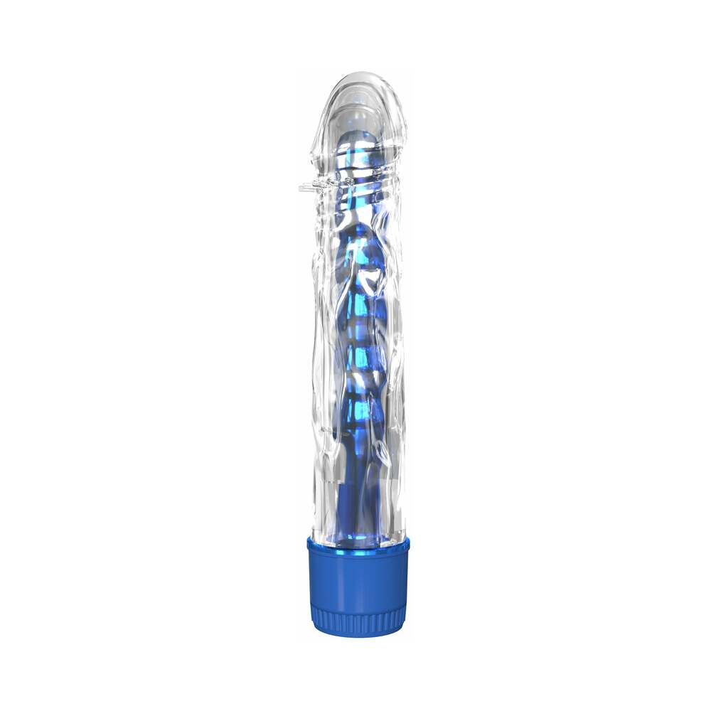 CLASSIX MR. TWISTER 6.5 IN. VIBRATOR AND SLEEVE SET BLUE