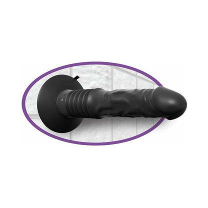PIPEDREAM - ANAL FANTASY ELITE VIBRATING ASS FUCKER 12 IN. THRUSTING DILDO WITH SUCTION CUP BLACK