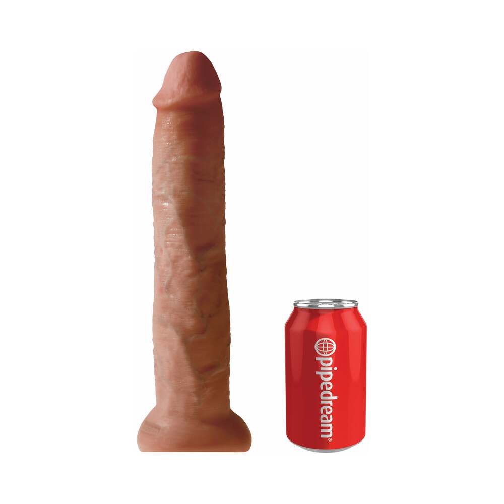KING COCK 13 IN. COCK REALISTIC DILDO WITH SUCTION CUP TAN