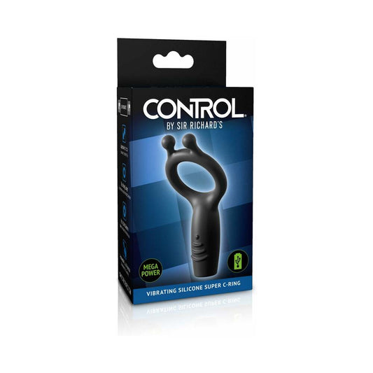 SIR RICHARD''S CONTROL VIBRATING SILICONE SUPER C-RING