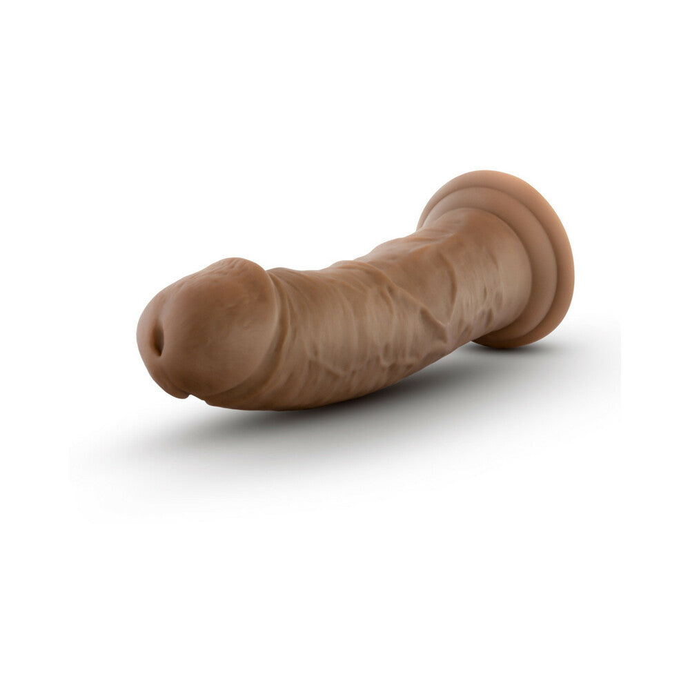 AU NATUREL 8 IN. POSABLE DUAL DENSITY DILDO TAN