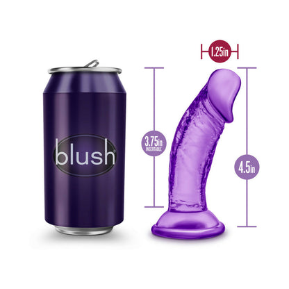 B YOURS SWEET N'' SMALL 4 IN. DILDO PURPLE