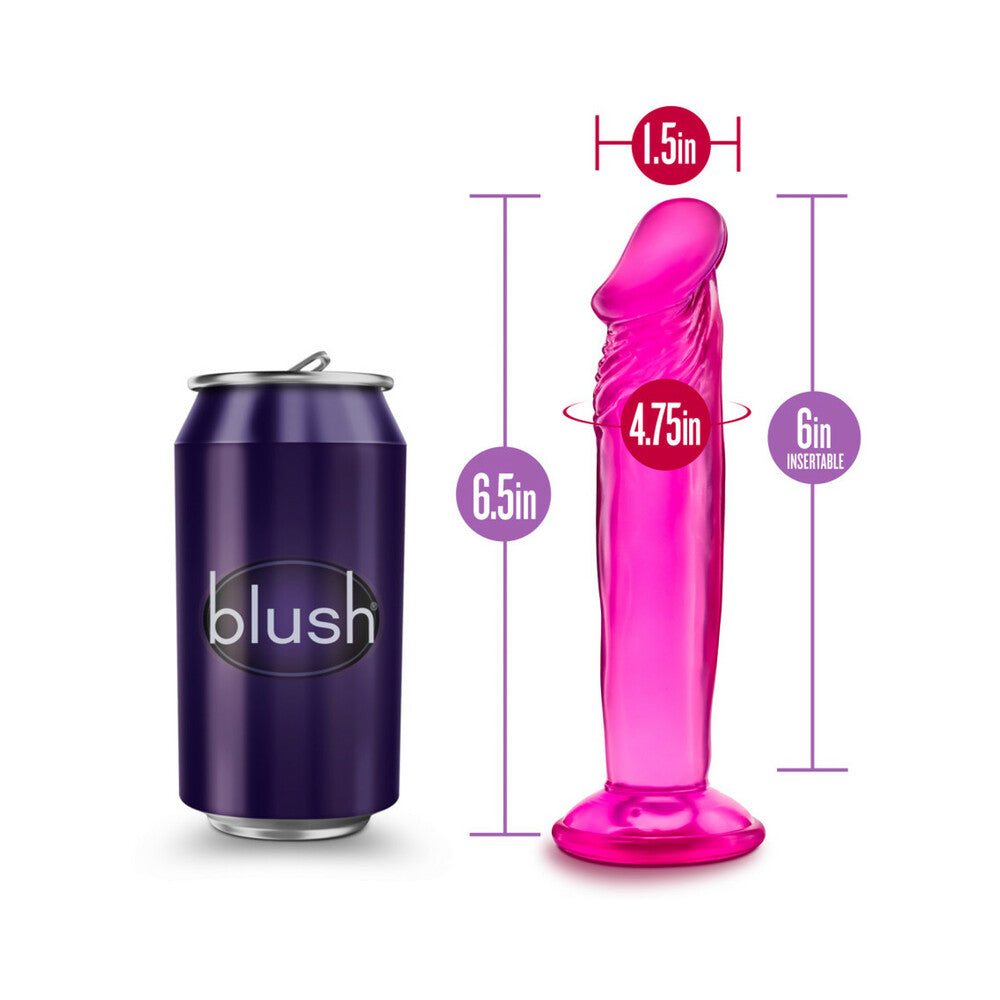 B YOURS SWEET N'' SMALL 6 IN. DILDO PINK