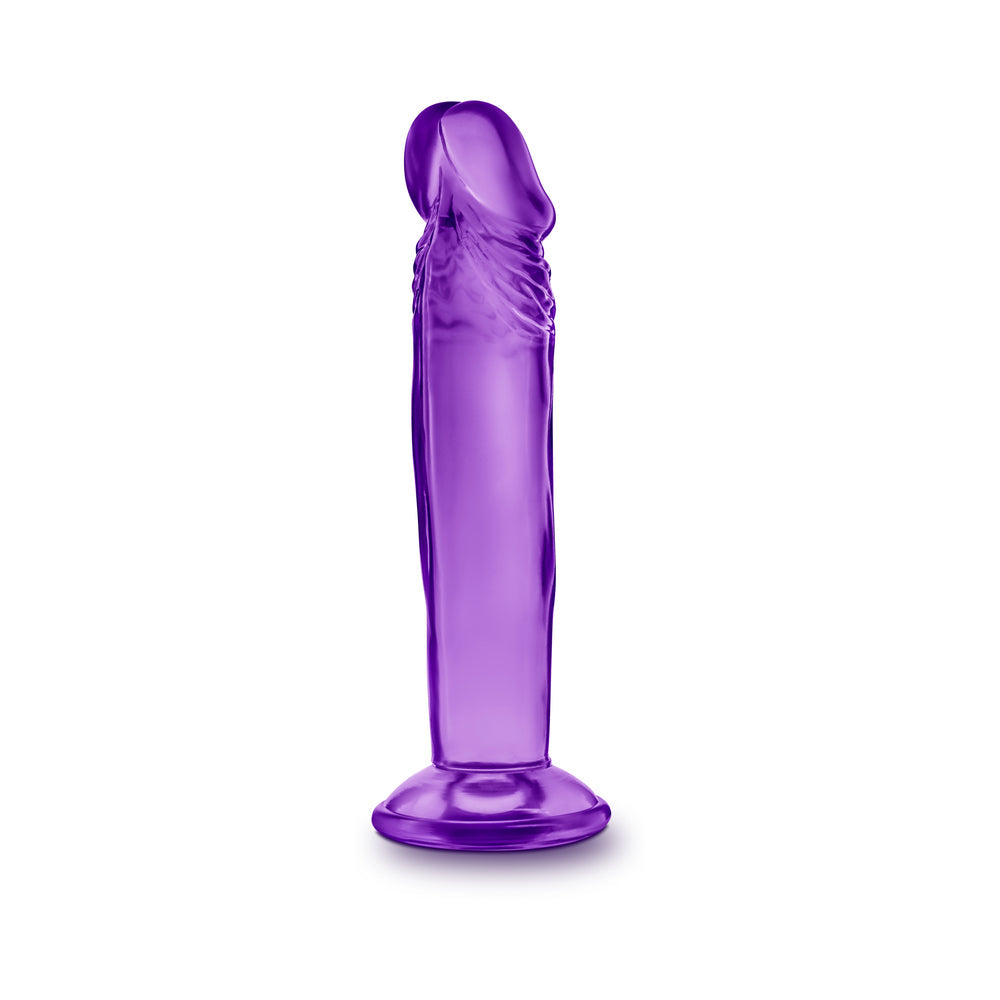 B YOURS SWEET N'' SMALL 6.5 IN. DILDO PURPLE
