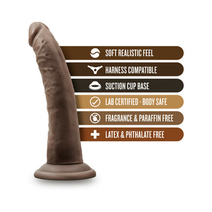 DR. SKIN REALISTIC 7 IN. DILDO BROWN