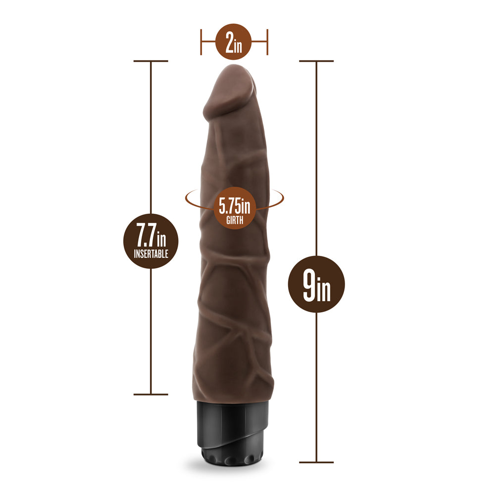 BLUSH - DR. SKIN COCK VIBE 1 REALISTIC 9 IN. VIBRATING DILDO