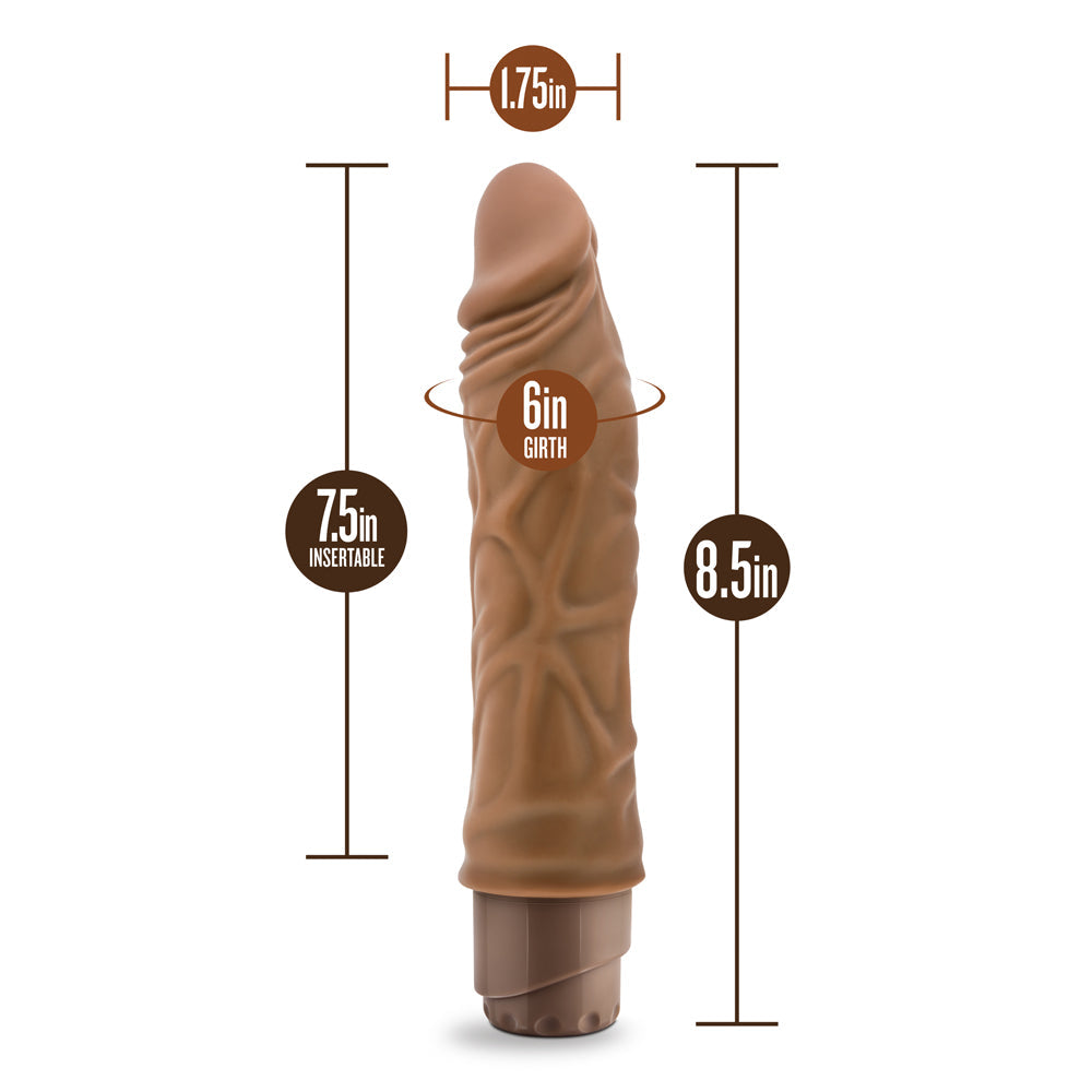 BLUSH - DR. SKIN COCK VIBE 10 REALISTIC 8.5 IN. VIBRATING DILDO
