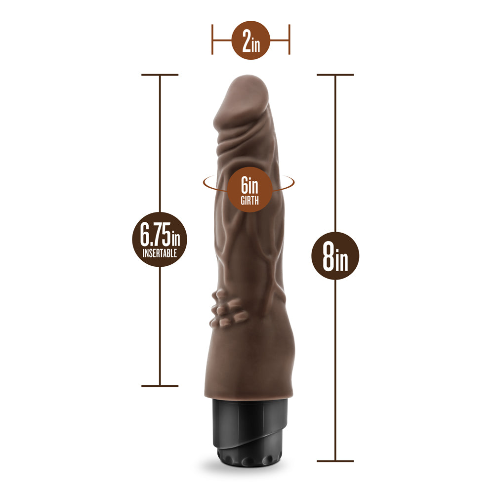BLUSH - DR. SKIN COCK VIBE 4 REALISTIC 8 IN. VIBRATING DILDO