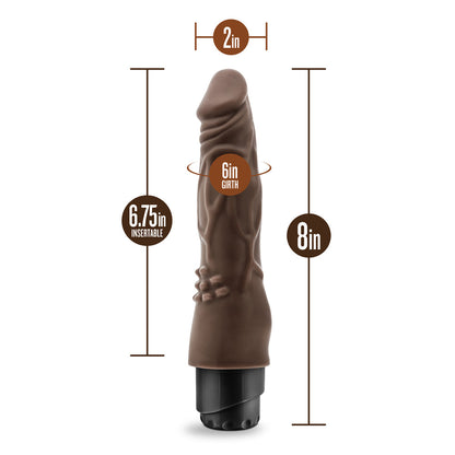 BLUSH - DR. SKIN COCK VIBE 4 REALISTIC 8 IN. VIBRATING DILDO