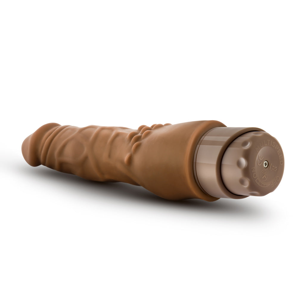 DR. SKIN COCK VIBE 4 REALISTIC 8 IN. VIBRATING DILDO TAN