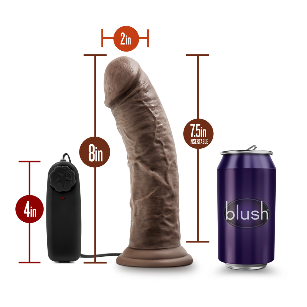 DR. SKIN DR. JOE REALISTIC 8 IN. VIBRATING DILDO