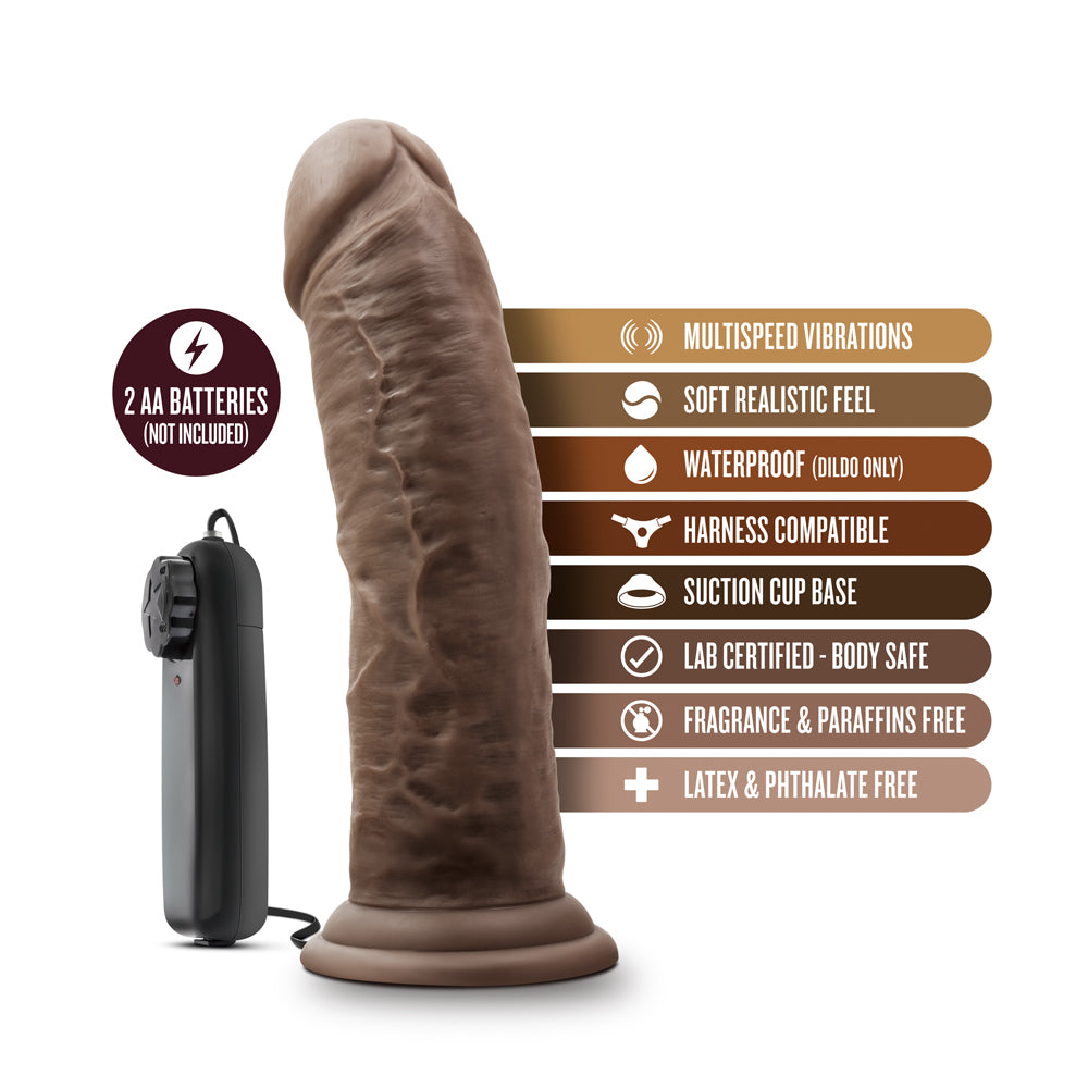DR. SKIN DR. JOE REALISTIC 8 IN. VIBRATING DILDO