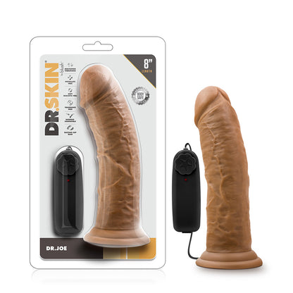 DR. SKIN DR. JOE REALISTIC 8 IN. VIBRATING DILDO TAN