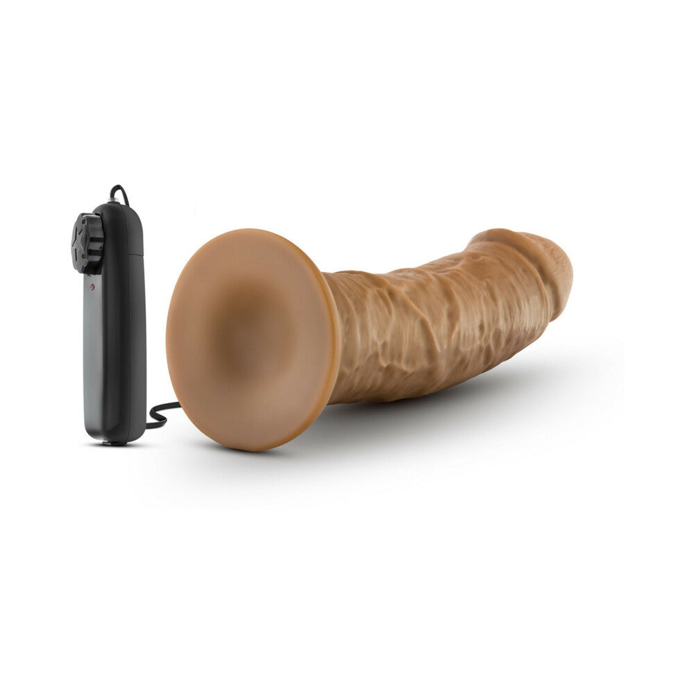 DR. SKIN DR. JOE REALISTIC 8 IN. VIBRATING DILDO TAN