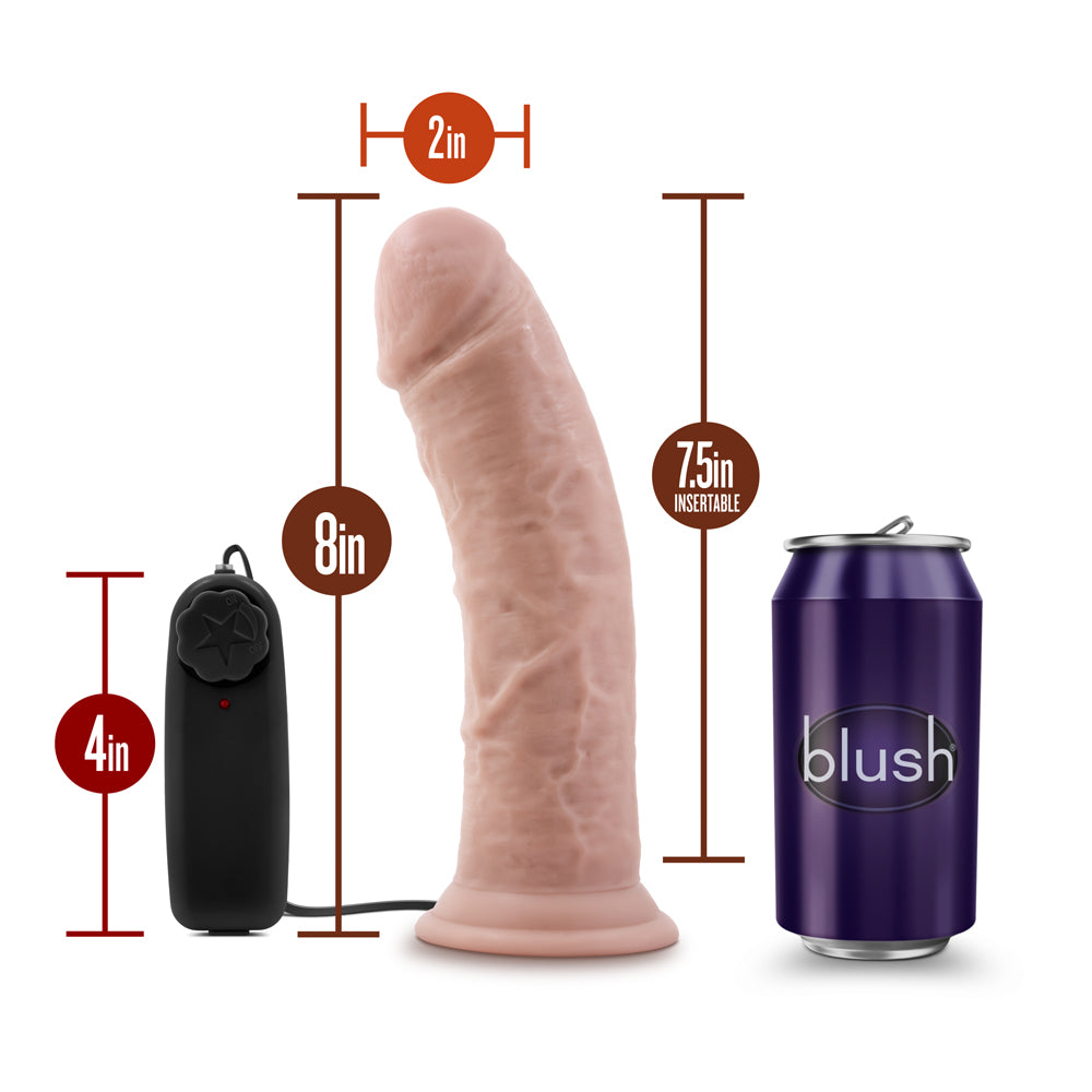 DR. SKIN DR. JOE REALISTIC 8 IN. VIBRATING DILDO