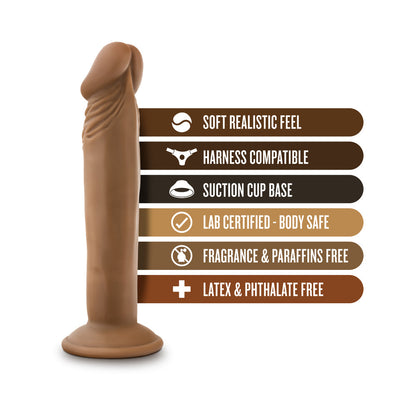 DR. SKIN DR. SMALL REALISTIC 6.5 IN. DILDO TAN