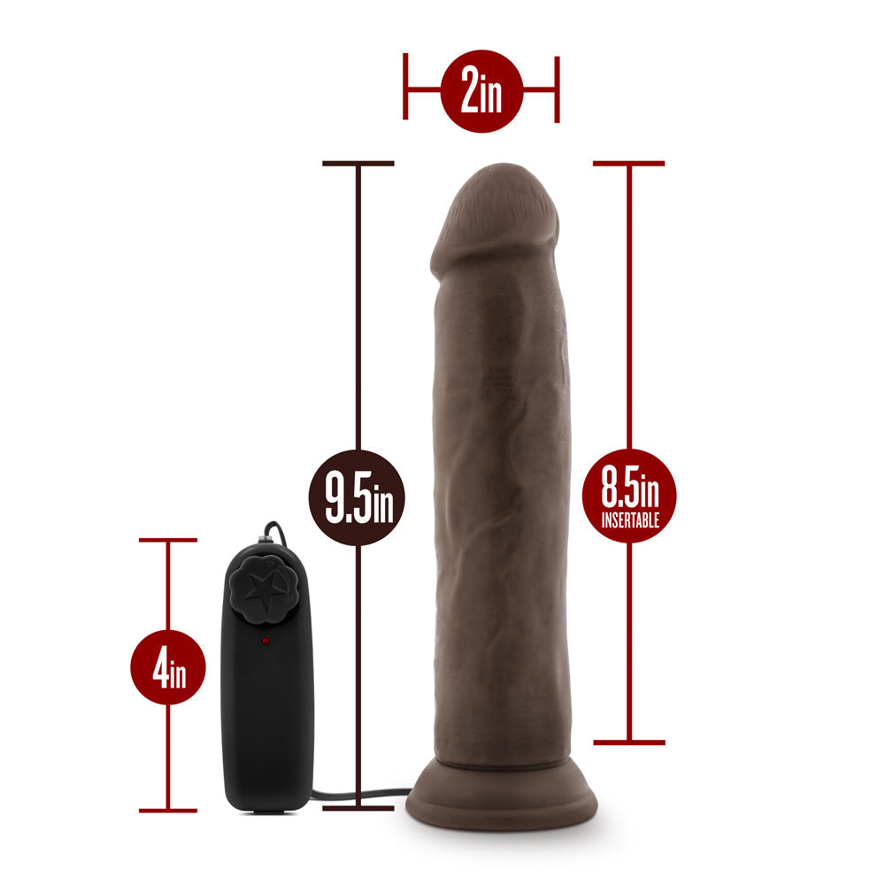 BLUSH - DR. SKIN DR. THROB REALISTIC 9.5 IN. VIBRATING DILDO
