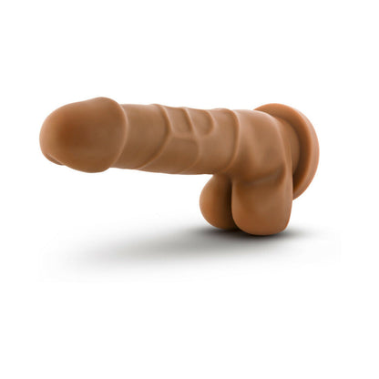 DR. SKIN BASIC 7 REALISTIC 7.75 IN. DILDO WITH BALLS TAN