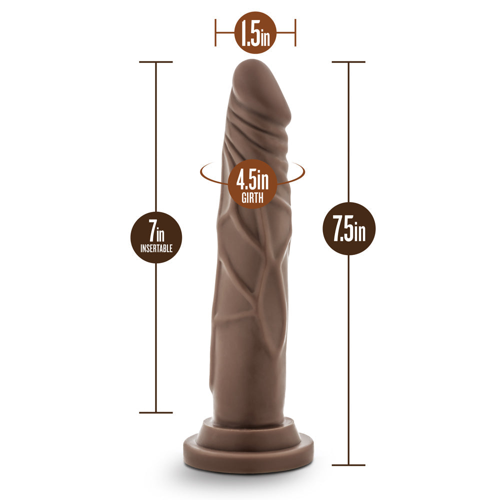 BLUSH - DR. SKIN BASIC 7.5 REALISTIC 7.5 IN. DILDO